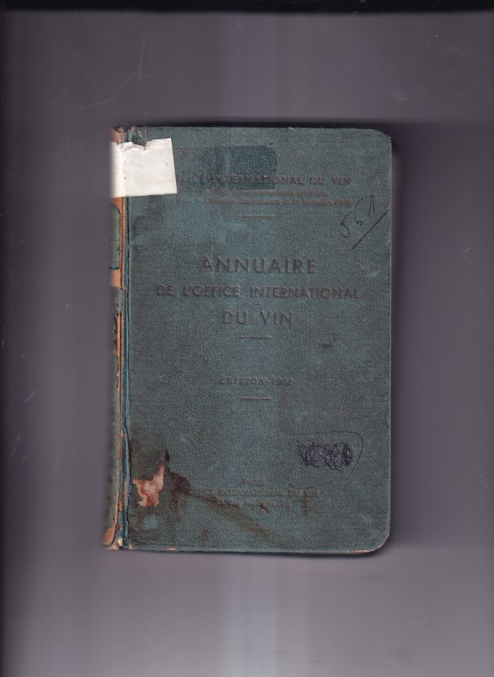 ANNUAIRE de l'office international du VIN
