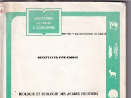 BIOLOGIE ET ECOLOGIE DES ARBRES FRUITIERS