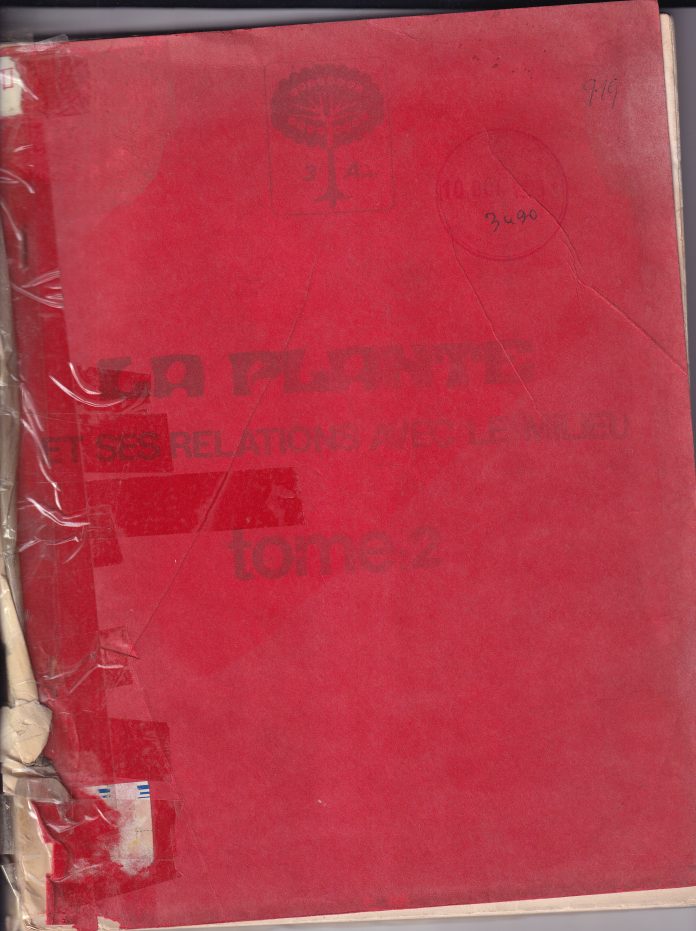 la plante et ses relations avec le milieu tome 2