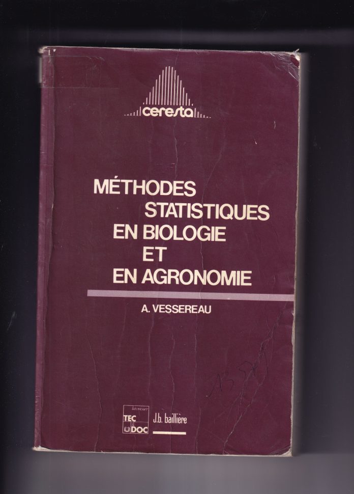 méthode statistiques en biologie et an agronomie