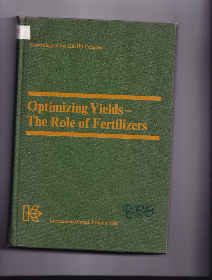 optimizing yields-the role of fertilizers