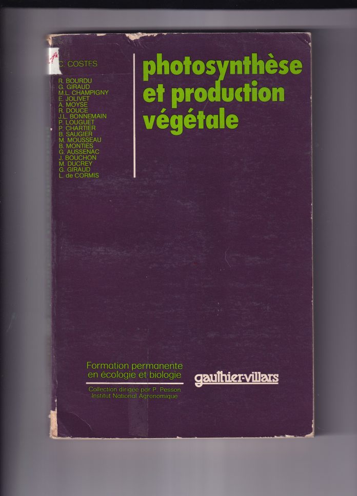 photosynthése et production végétale
