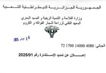 avis de prolongation des délais de la consultation N 01/2025