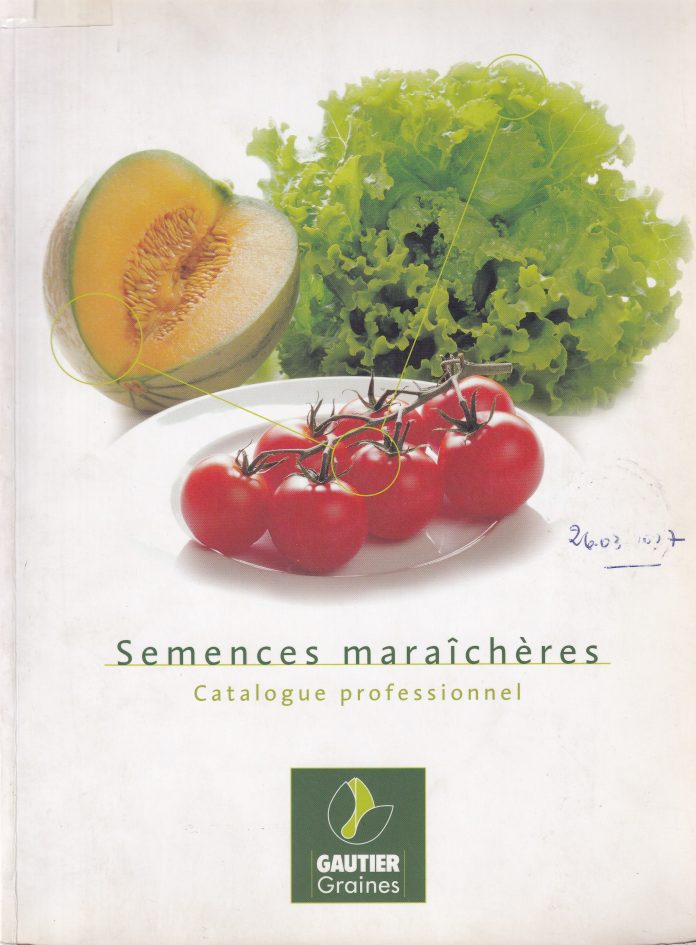 semences maraichères -catalogue profissinnel